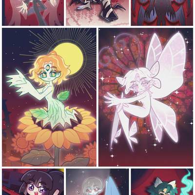 리퀘스트-와이즈먼의 괴물도감 세계관 버전으로 그려드리기 리퀘스트