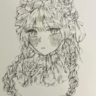 리퀘스트-손그림 펜화 일러스트 !