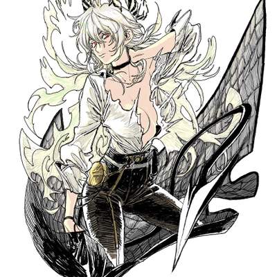 리퀘스트-스케치, 선화느낌의 컬러 리퀘스트.