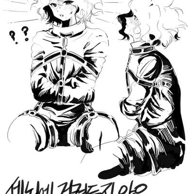 리퀘스트-[샘플용 할인 EVENT! ] 미소년&소녀 흑백 커미션