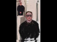 트위터 친구를 모델로 그림을 그리다