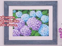 소녀의 꿈처럼 활짝 핀 수국