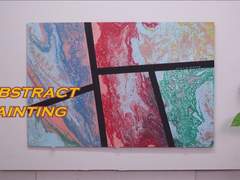 추상화, 플루이드 아트 기법을 활용한 Abstract painting