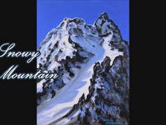 눈 덮인 설산 풍경(2) - 아크릴페인팅 쉽게 그리기