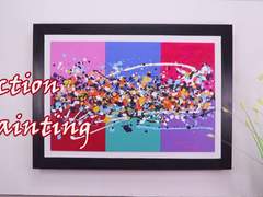 스트레스 해소용 색면추상 & 액션페인팅