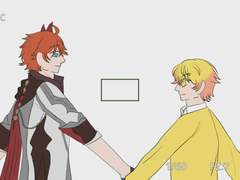 [원신&프로세카 캐릭터] 타르탈리아&텐마 츠카사